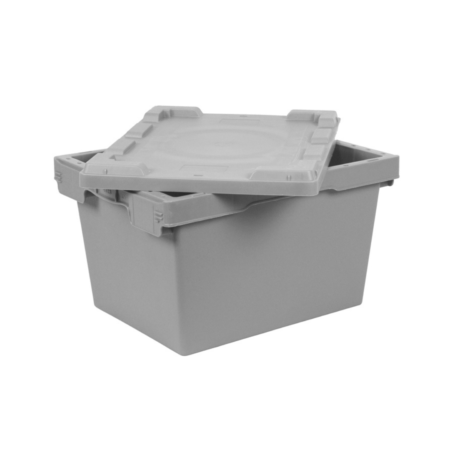 Пластиковые серые ящики N4323-1000 G - фото 4 Пластиковые серые ящики N4323-1000 G - фото - продукция компании ВСВ-Групп
