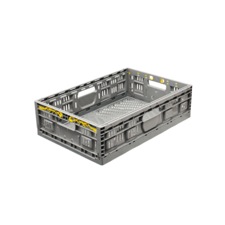 Пластиковые серые ящики F6416-3040 G - фото - продукция компании ВСВ-Групп