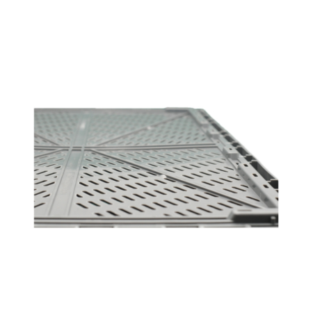 Пластиковые серые ящики F6416-3040 G - фото - продукция компании ВСВ-Групп