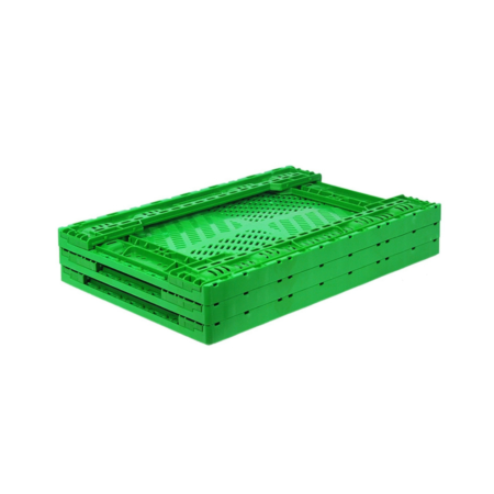 Пластикові зелені ящики F6410-3100 G - фото - продукция компании ВСВ-Групп