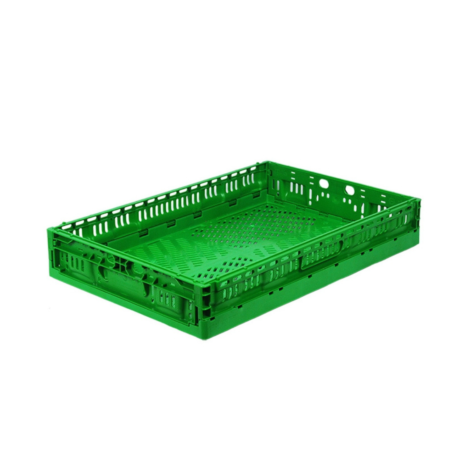 Пластикові зелені ящики F6410-3100 G - фото - продукция компании ВСВ-Групп