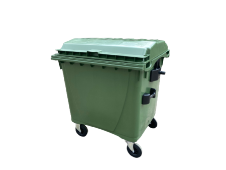 Мусорный бак Europlast пластиковый зеленый 1100л - фото 4 Мусорный бак Europlast пластиковый зеленый 1100л - фото - продукция компании ВСВ-Групп