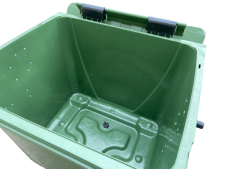 Мусорный бак Europlast пластиковый зеленый 1100л - фото 5 Мусорный бак Europlast пластиковый зеленый 1100л - фото - продукция компании ВСВ-Групп