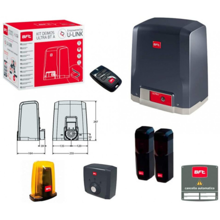 Автоматика для відкатних воріт BFT DEIMOS ULTRA BT A600 KIT - фото - продукция компании ВСВ-Групп